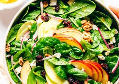 Ensalada Espinaca y Manzana